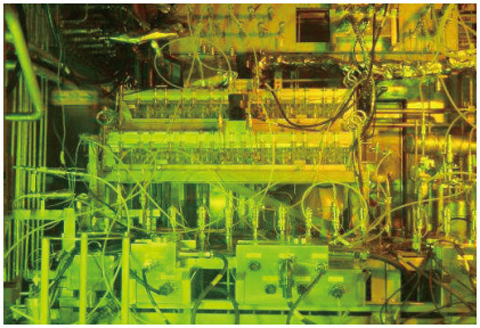 Fig.1-15 Centrifugal contactors in hot cell