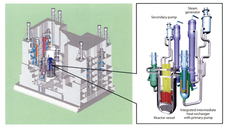 Fig.1-3 Sodium-cooled reactor concept image to be developed with a focus on from now