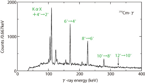 Fig.6-3 Energy spectrum of f?-rays in 250Cm