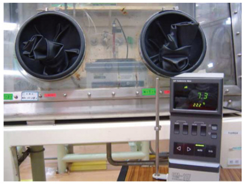 Photo 8-1 Electric conductivity meter