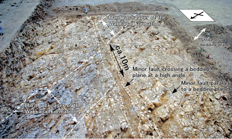 Fig.2-23 The observed outcrop