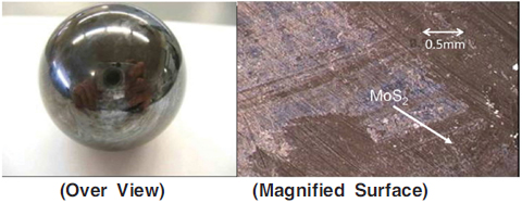 Fig.1-14 Bearing ball after endurance test