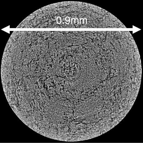 Fig.10-2 X-ray CT image for IG-110 graphite