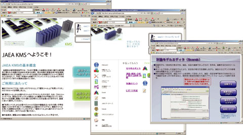 Fig.2-3　Examples of JAEA KMS screenshots