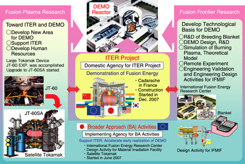 Fig.3-1　Steps involved in the development of fusion DEMO reactor