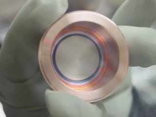 Fig.3-25　Tritium target manufactured in this study