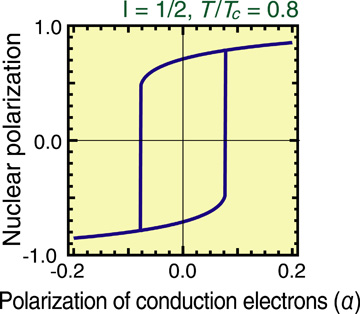 Fig.7-5　Hysteresis loop of nuclear polarization