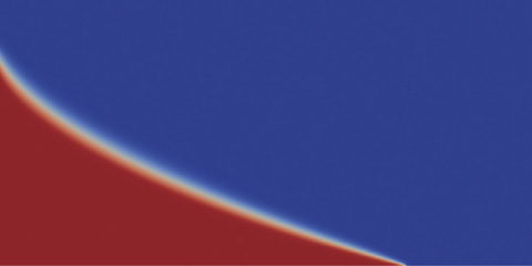 Fig.3-5　Simulation results for saltwater intrusion