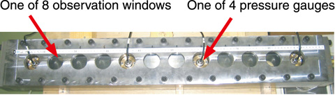 Fig.3-9　Flat parallel plate apparatus (top view)