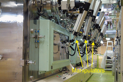 Fig.8-3　TRU High-Temperature Chemistry (TRU-HITEC) module installed at NUCEF