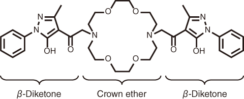 Fig.4-13　Chemical structure of the macrocyclic compound