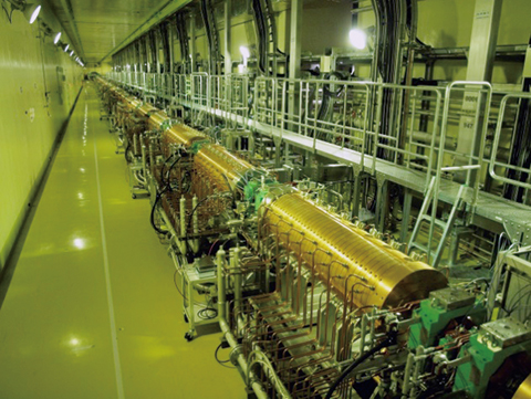 Fig.5-1　Annular-ring coupled structure (ACS) cavities installed at the downstream of Linac