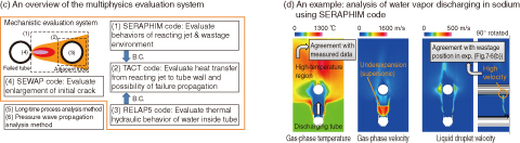 Fig.7-7　A multiphysics evaluation system and an example of numerical simulation