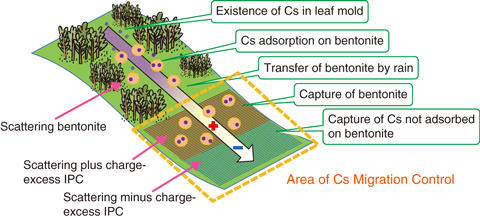 Fig.1-35  Scheme for suppression of Cs migration