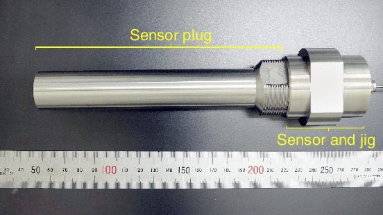 Fig.4-9  Exterior of ultrasonic sensor for LBE-flowrate measurement