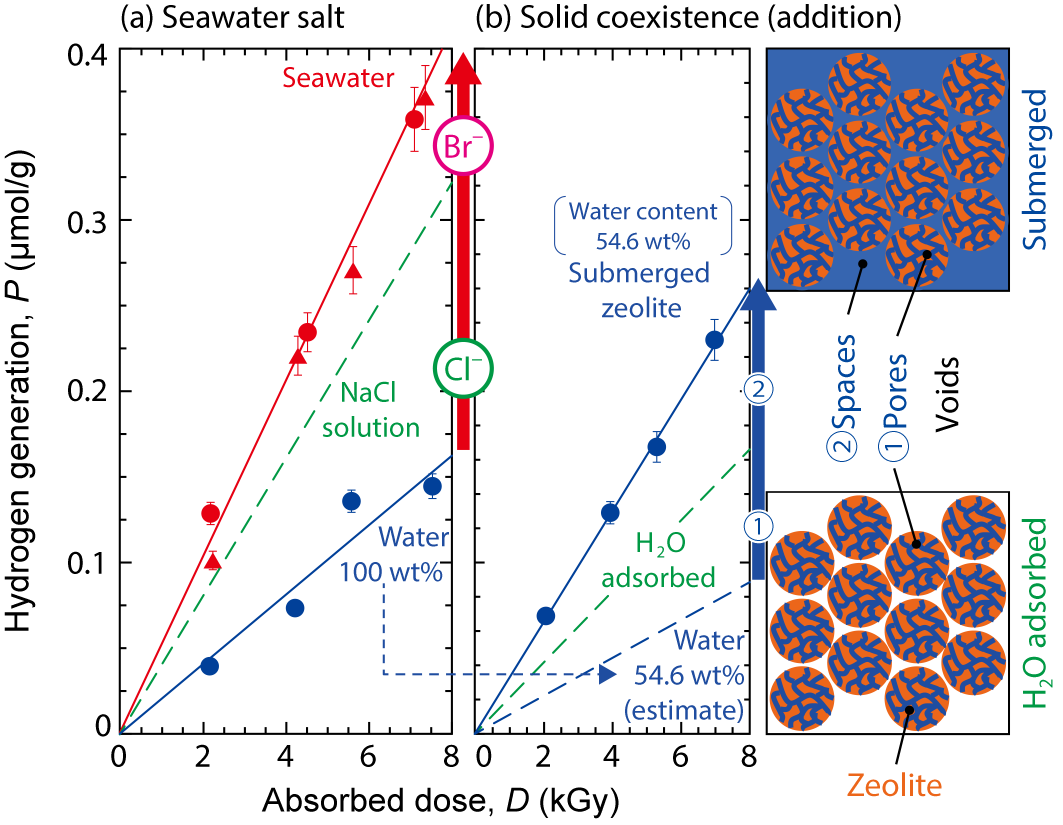 Fig.1-15  Effects of seawater salt (a) and solid coexistence