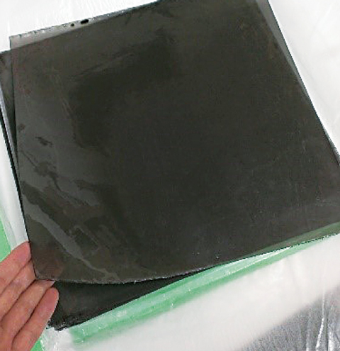 Fig.3-6  A photographic emulsion sheet for nuclear experiments (after photographic processing)