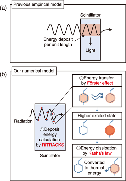 Fig.4-9  Schematic of the developed scintillation light yield prediction model