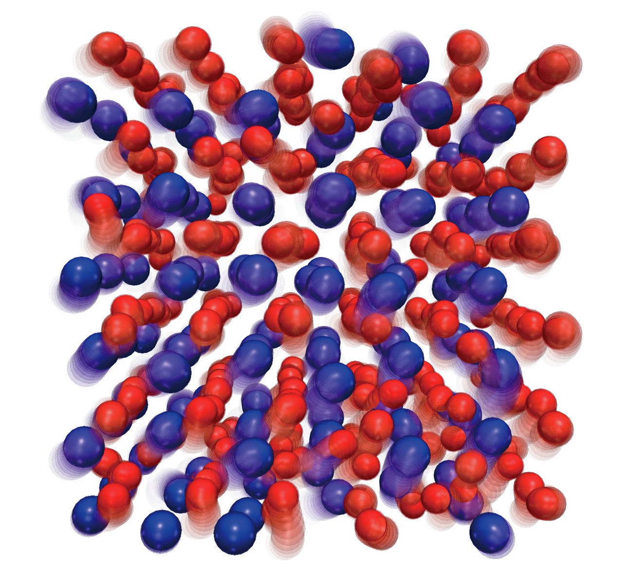 図9-6　二酸化トリウム結晶中での原子の運動の様子