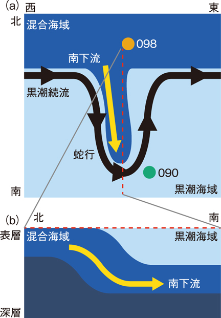 図１-３４　再現された海水の流れの概念図