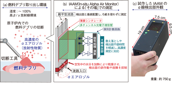 }1-15 In-situ Alpha Air Monitor(IAAM)ɂαGA]̃C[W
